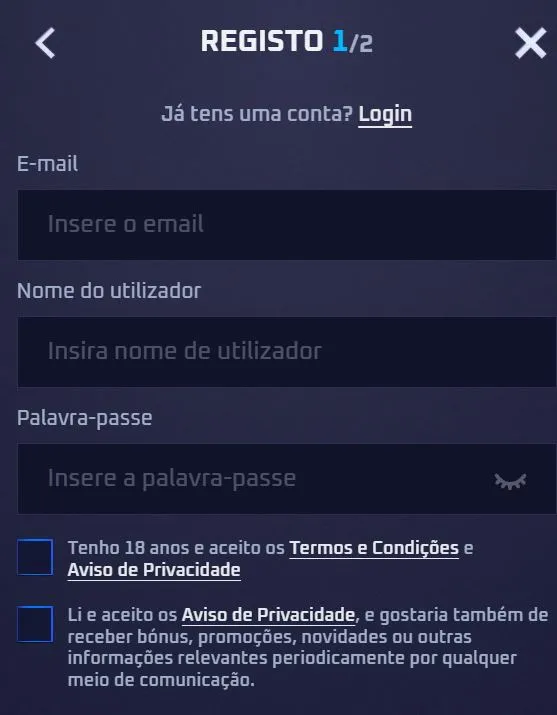 Sportaza Casino registro