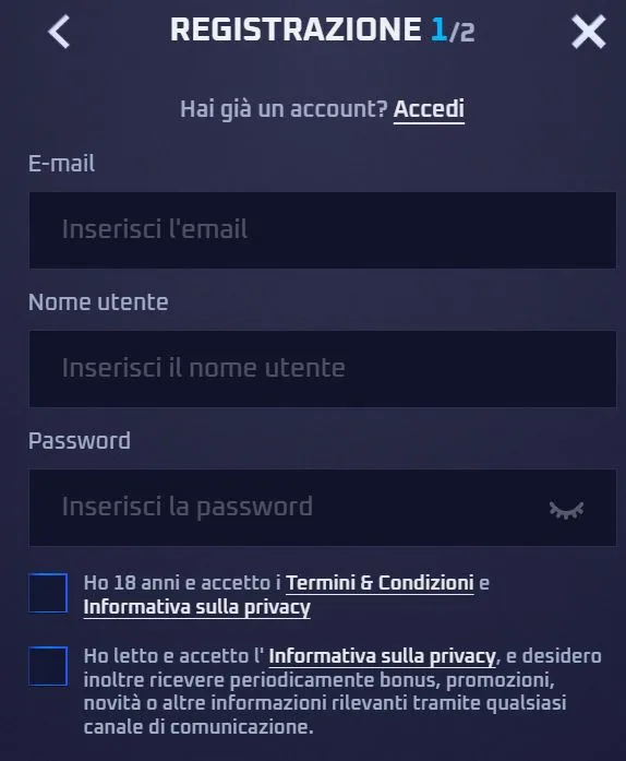 Sportaza Casino Registrazione