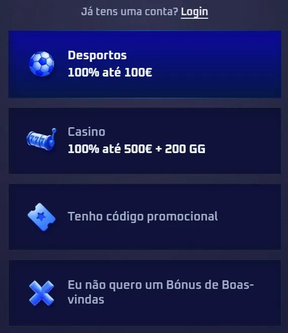 Sportaza Casino Registo