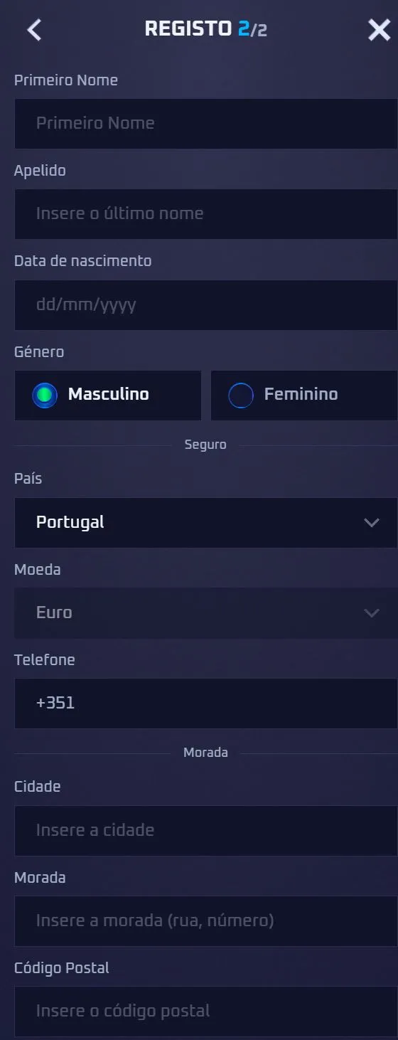 Sportaza Casino Registo